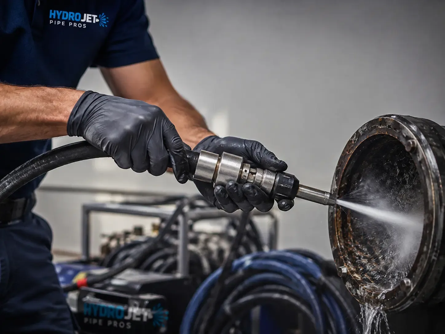Hydro Jet Pipe Descaling in Brazil, IN